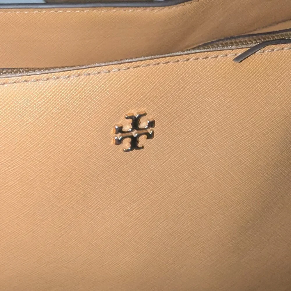 Tory Burch Emerson Saffiano Leather Tote – Tan/Camel REHAB SPECIAL! - Picture 14 of 16